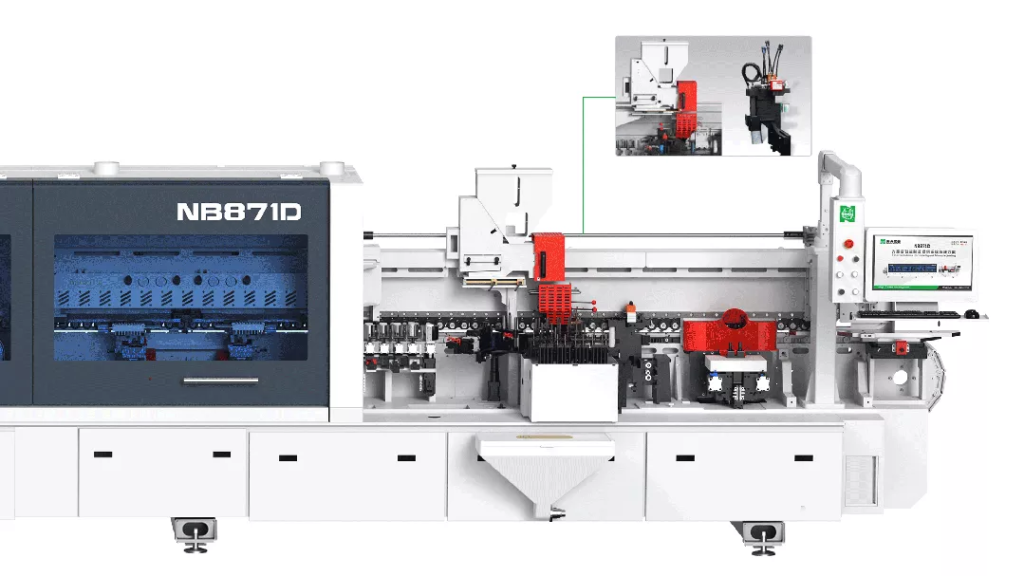 NB871D - Premium Double-Sided Edge Banding Machine